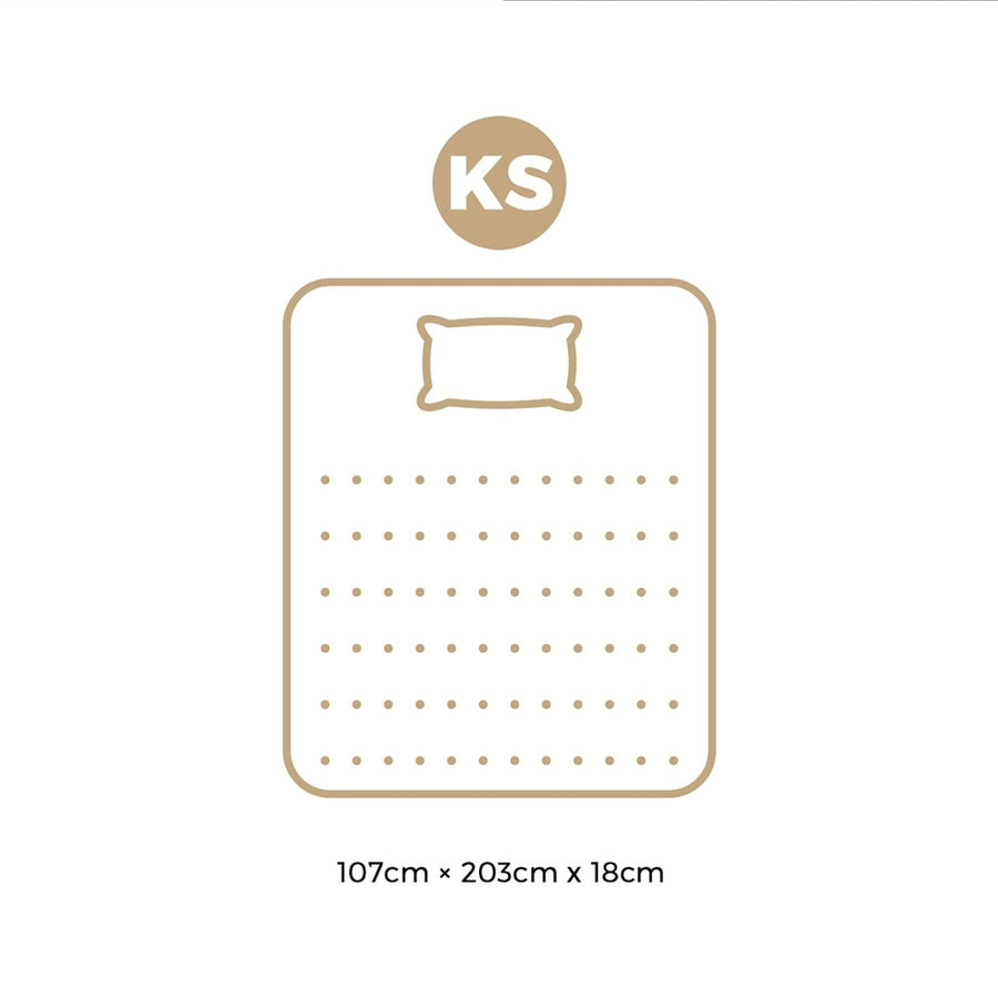 Bedra King Single Mattress Breathable Bonnell Spring 18cm, image 5