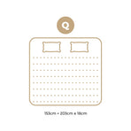 Bedra Queen Mattress Breathable Bonnell Spring Foam 18cm, image 3