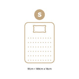 Bedra Single Mattress Breathable Bonnell Spring Foam 18cm