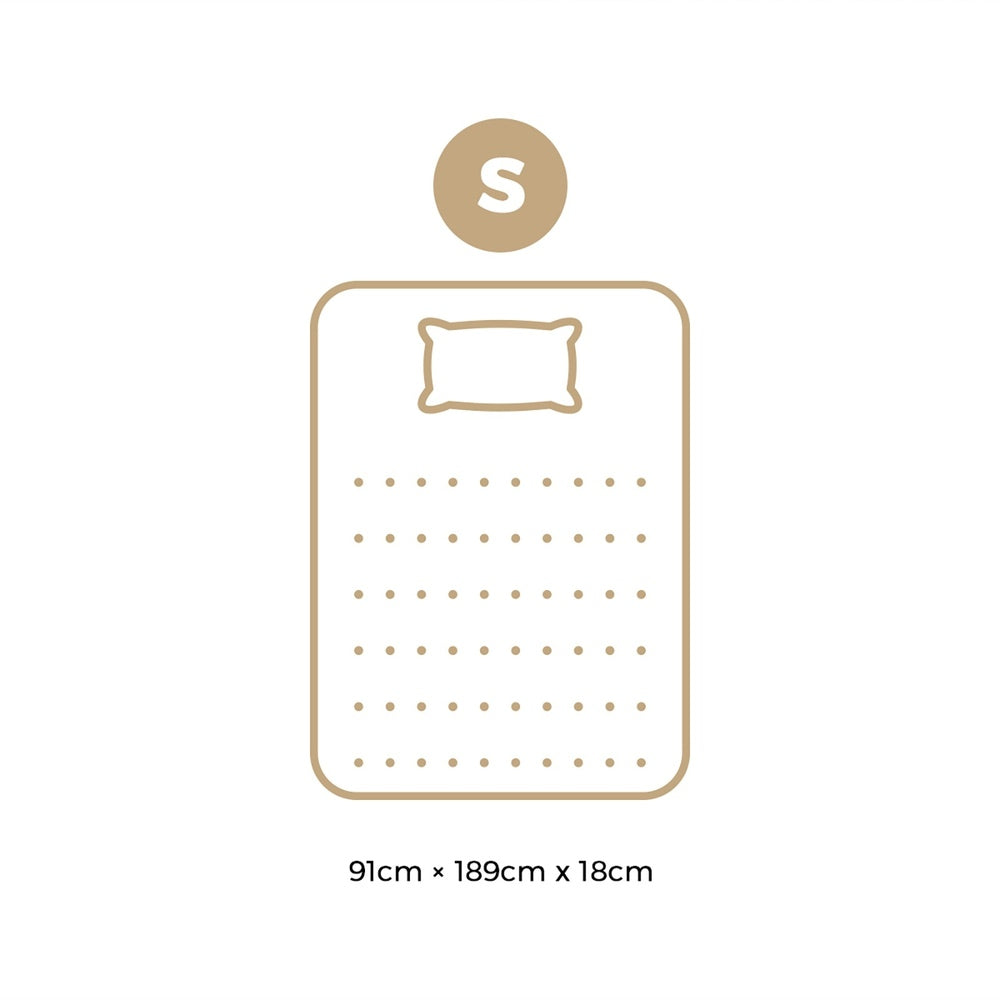 Bedra Single Mattress Breathable Bonnell Spring Foam 18cm