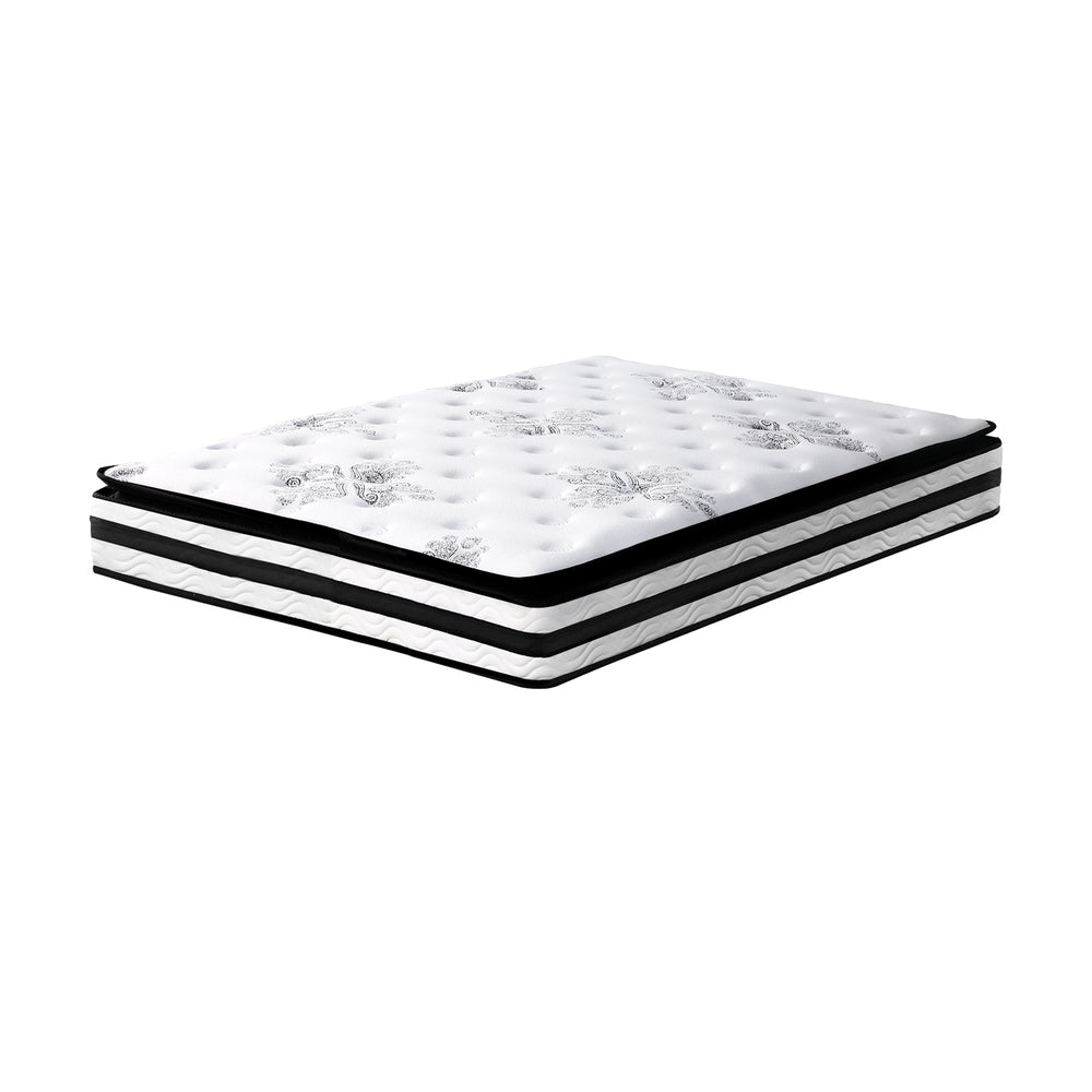 Bedra Double Mattress Breathable Luxury Bed Bonnell Spring Foam Medium 22cm