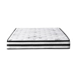 Bedra King Mattress Breathable Bonnell Spring Foam 22cm - Top-Down View