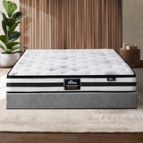 Bedra Queen Mattress Breathable Luxury Bed Bonnell Spring Foam Medium Firm 22cm