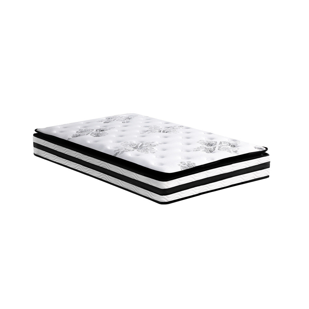 Bedra Single Mattress Breathable Luxury Bed Bonnell Spring Foam Medium 22cm