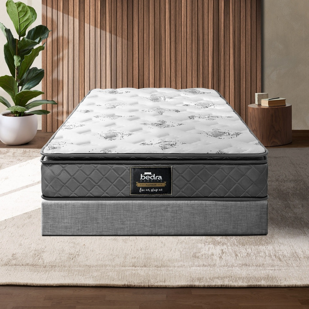 Bedra King Single Mattress Breathable Bonnell Spring Foam 21cm