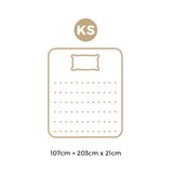 Bedra King Single Mattress Breathable Bonnell Spring Foam 21cm - 45-Degree Angle