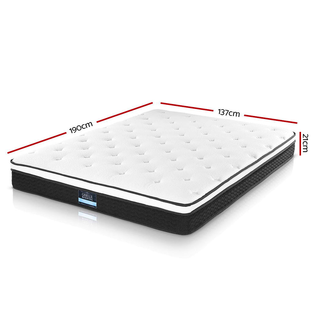 Giselle Bedding 24cm Mattress Pillow Top Single