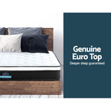Giselle Bedding 21cm Mattress Euro Top King Single - Top-Down View