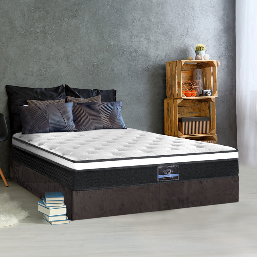 Giselle Bedding 21cm Mattress Euro Top King Single