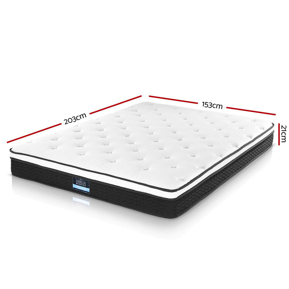 Giselle Bedding 32cm Mattress Euro Top King Single