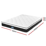 Giselle Bedding 21cm Mattress Euro Top Queen