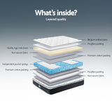 Giselle Bedding 21cm Mattress Euro Top Queen - 45-Degree Angle