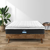 Giselle Bedding 24cm Mattress Pillow Top Queen - Low Angle