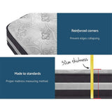 Giselle Bedding 30cm Mattress Pocket Spring King - Close-Up Angle