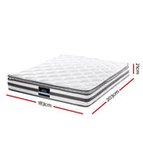 Giselle Bedding 32cm Mattress Euro Top Queen - Front View