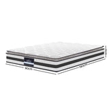 Giselle Bedding 30cm Mattress Euro Top Queen - Front View