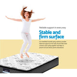 Giselle Bedding 24cm Mattress Pillow Top King Single - Rear View