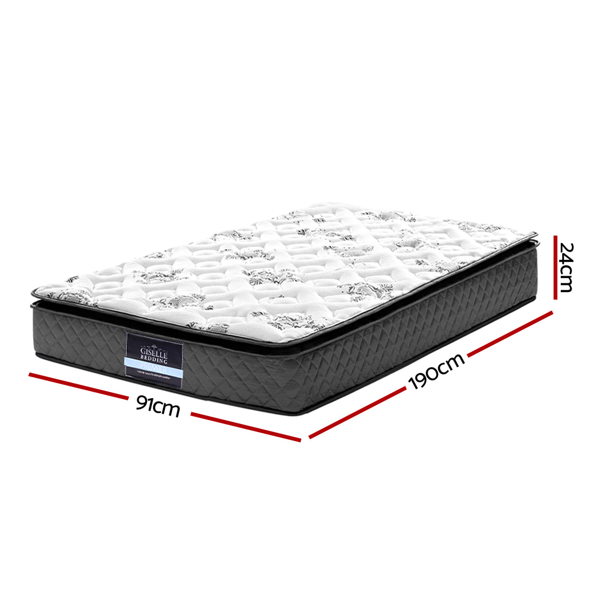 ChiroSleep Orthopaedic Euro Top Pocket Spring Double Mattress
