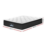 Giselle Bedding 34cm Mattress Euro Top Double - Front View