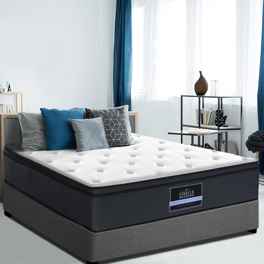 Giselle Bedding 34cm Mattress Euro Top Double