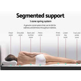 Giselle Mattress Cool Gel Foam 30cm King - Top-Down View