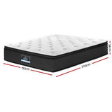 Giselle Bedding 34cm Mattress Euro Top Queen - Side View