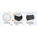 Giselle Bedding 34cm Mattress Euro Top Queen - Rear View