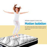 Giselle Bedding 32cm Mattress Euro Top King Single - Top-Down View