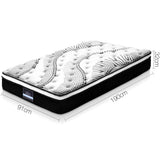 Giselle Bedding 32cm Mattress Euro Top Single - Side View