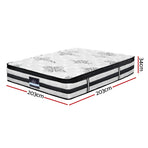 Giselle Bedding 34cm Mattress Euro Top Pocket Spring Super King, image 2
