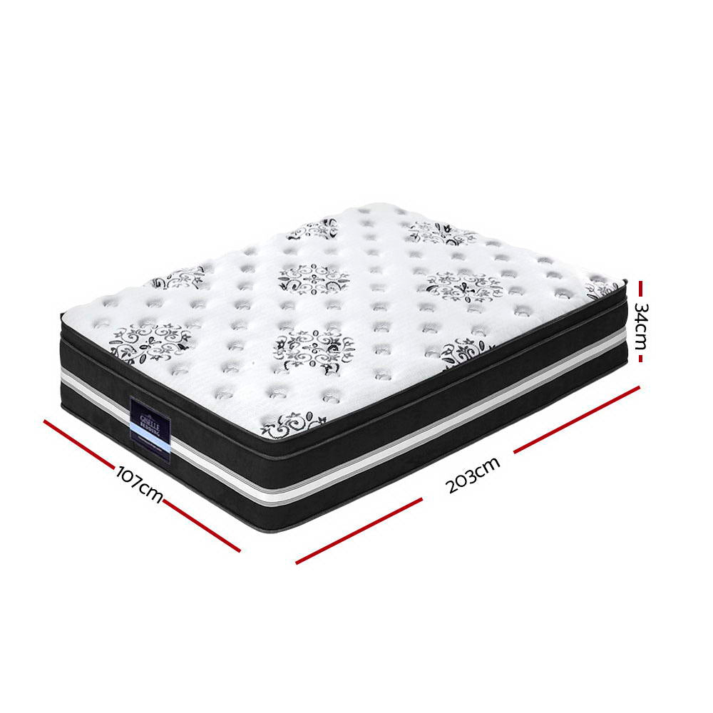 Giselle Bedding 34cm Mattress Bamboo Cover Single