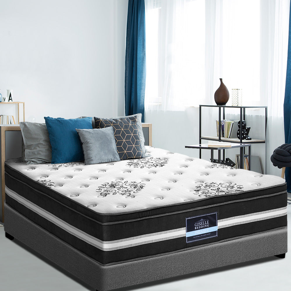 Giselle Bedding 34cm Mattress Bamboo Cover Queen