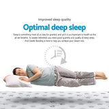 Giselle Bedding 34cm Mattress Cool Gel Memory Foam Single - Top-Down View