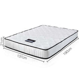 Giselle Bedding 21cm Mattress Tight Top Double
