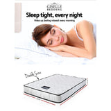 Giselle Bedding 21cm Mattress Tight Top Double - Top-Down View