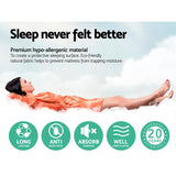 Giselle Bedding 21cm Mattress Tight Top King Single - Rear View