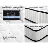 Giselle Bedding 21cm Mattress Tight Top Single - Close-Up Angle
