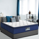 Giselle Bedding 34cm Mattress Cool Gel Memory Foam 7 Zone Double - Close-Up Angle