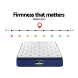Giselle Bedding 34cm Mattress Cool Gel Memory Foam 7 Zone Double - Top-Down View