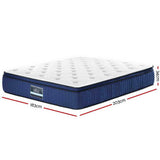 Giselle Bedding 34cm Mattress Cool Gel Memory Foam 7 Zone King - Side View
