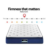 Giselle Bedding 34cm Mattress Cool Gel Memory Foam 7 Zone King - Top-Down View