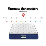 Giselle Bedding 34cm Mattress Cool Gel Memory Foam 7 Zone Queen - Top-Down View