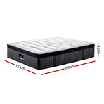 Giselle Bedding 28cm super firm King pocket spring mattress, Euro top, Belgium knitted fabric cover
