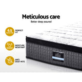 Giselle Bedding 30cm Mattress Pocket Spring King Single - Top-Down View