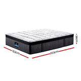 Giselle Bedding 30cm Mattress Pocket Spring King - Front View