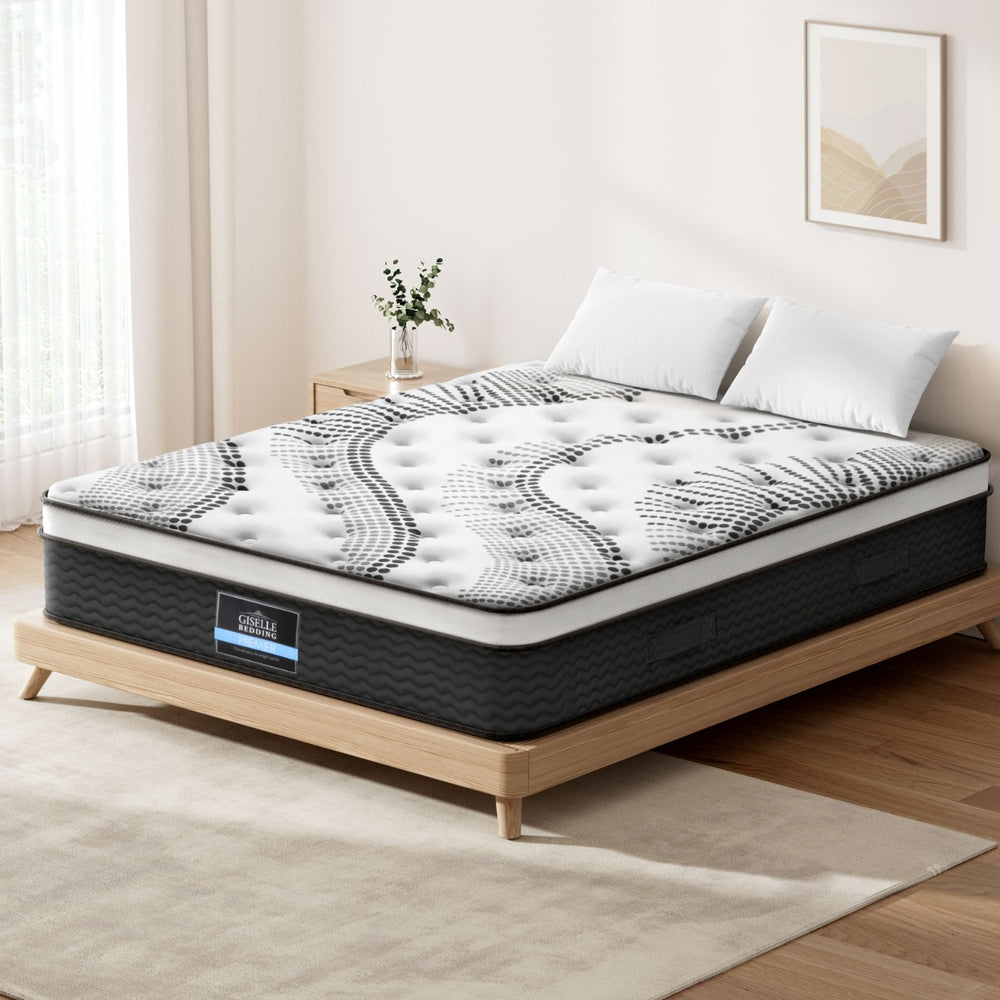 Giselle Bedding 30cm Mattress Pocket Spring Queen