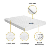 Giselle Bedding 13cm Mattress Tight Top Double - 45-Degree Angle