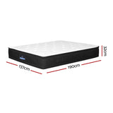 Giselle Bedding 32cm Mattress Extra Firm Double - Front View