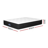 Giselle Bedding 24cm Mattress Super Firm Single - Front View