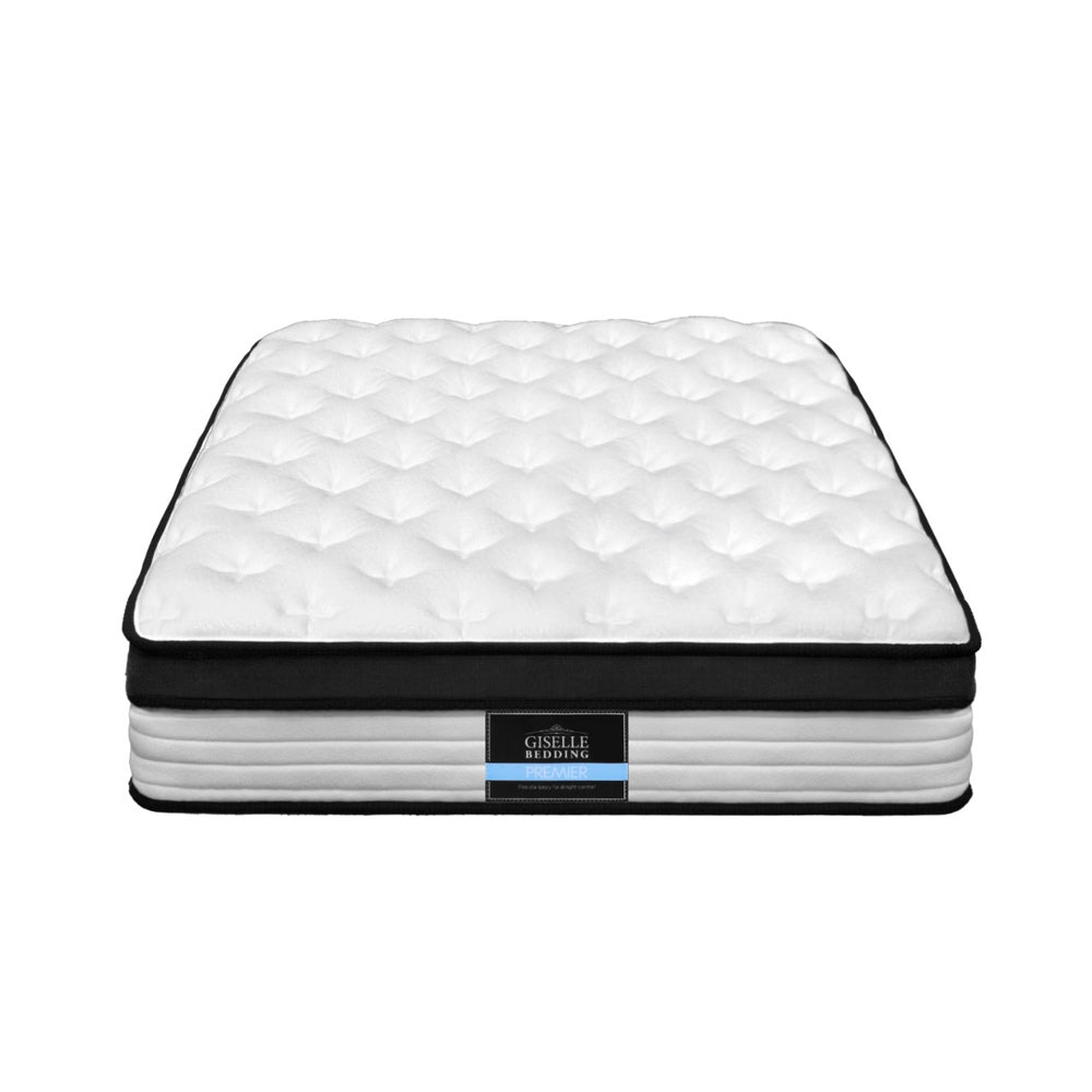 Giselle Bedding 18cm Mattress Medium Soft w/Pillows Single